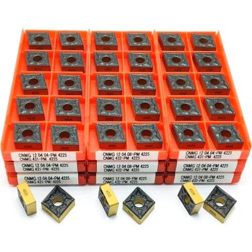Turning insert CNMG120404 PM 4225 CNMG120408 PM 4225 Carbide external turning tool CNC machine tool milling tool cutting tool