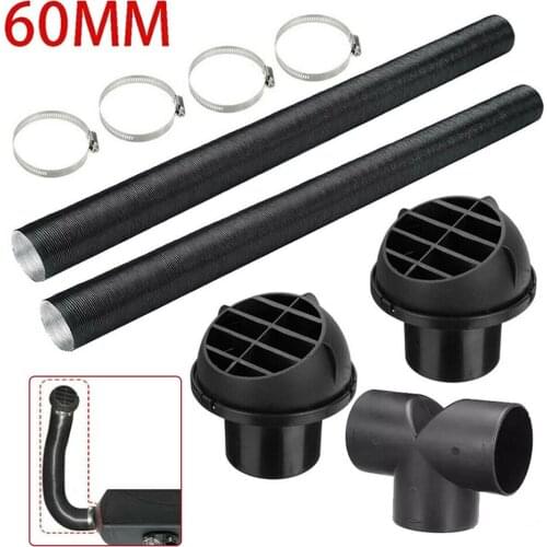 1 Set Vehicle 60 Mm Heater Pipe Ducting Piece Warm Air Outlet Vent Replacement Accessories For Webasto Diesel Heater