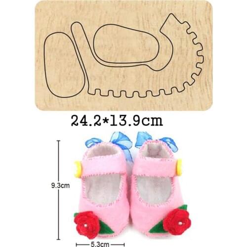 Shoes stitch cutting dies 2020 new Scrapbooking die cut &wooden dies for cut Cloth,Felt,Leather,Foam,Glitter