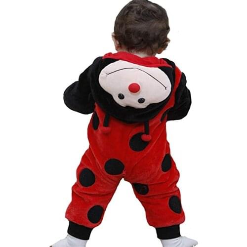 Wonder Garden Infant Baby Ladybug Costume Onesie Jumpsuit Halloween Party Cosplay Costumes Christmas Purim Holiday outfit