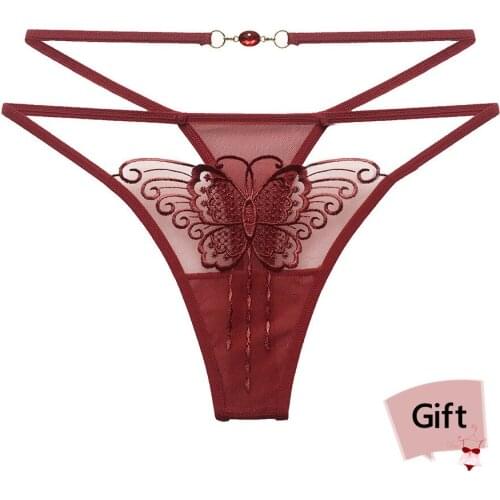 Women Sexy Panties Lace Printing G-String Thong Panties Erotic Briefs Underwear Women Bikini Panties Girlfriend Gift Valentines
