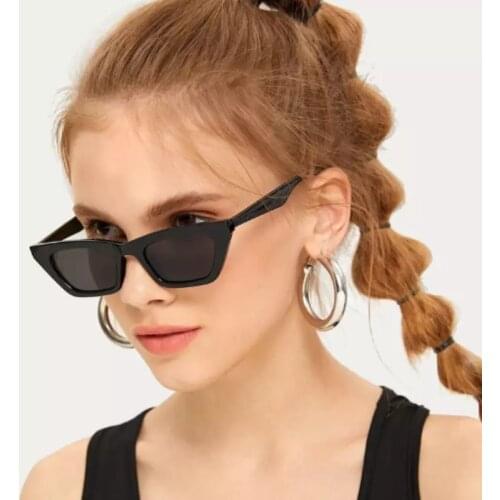 ONEVAN 2021 Cat Eye Sunglasses Women Fashion Mirror Sunglasses for Women Luxury Gafas De Sol Mujer Retro Cateye Shades Women