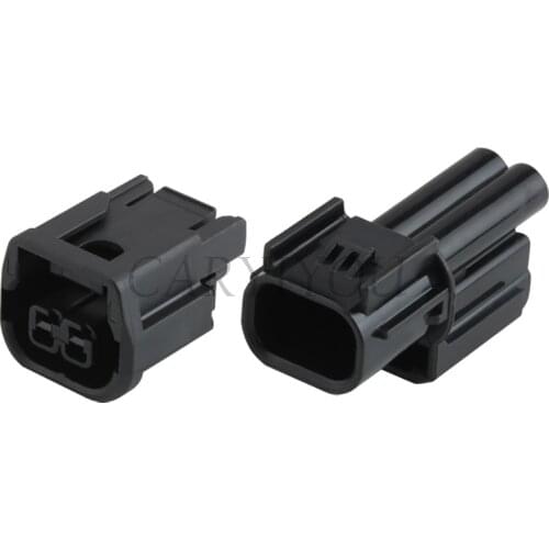 1 Set 2 Pin 6181-6851 6189-7408 LED Light Conenctor Fog LED Headlight Speaker Plug Sensor Connector For Honda