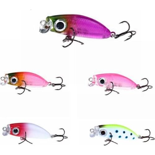 1Pcs 2.8g35mm Micro Object Mino Road Bait Bait Mini Mini Float Multi Jointed Sections Hard Bait Trolling Pike Carp Fishing Tools