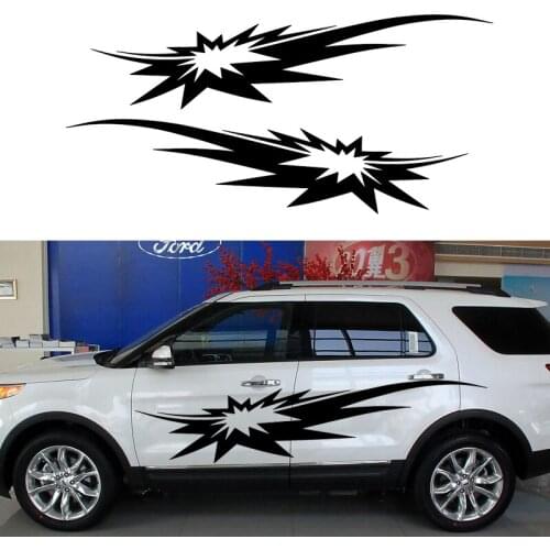 2 X Bomb Exploded Very Shocking In The Smoke Filled Car Sticker Funny Art for RV Mobile Caravan RV SUV Kayak Vinyl Decal