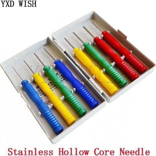 8pcs/Box Mixed Stainless Steel Non-stick Tin Hollow Core Needle Kits For Soldering Assist Accessories