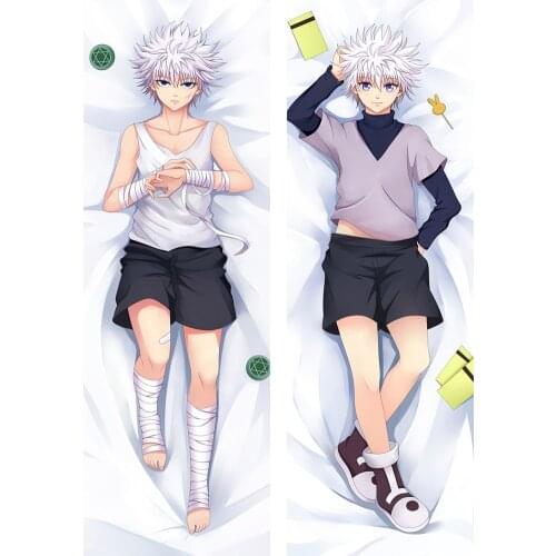 Anime HUNTER X HUNTER Killua Zoldyck Coplay Dakimakura Hugging Body Pillow Case Cushion Cover GIFT