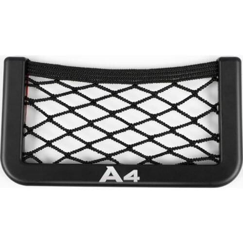 Car Storage Net Bag Phone Holder Pocket Organizer for Audi A4 b6 b8 b7 b9 b5 Accessories Car Styling