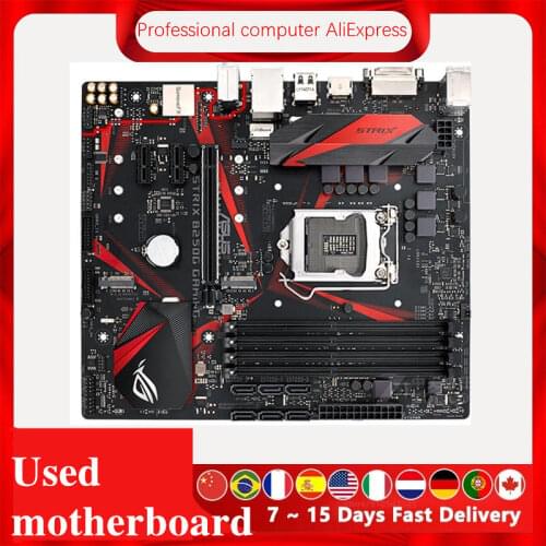 For Asus ROG STRIX B250G GAMING Original Used Desktop Intel B250 B250M DDR4 Motherboard LGA 1151 i7/i5/i3 USB3.0 SATA3