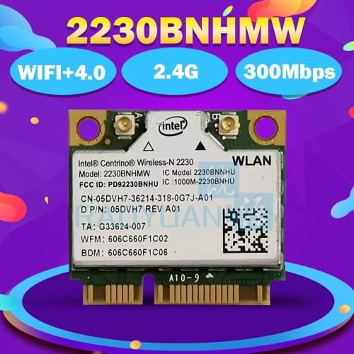 Centrino Wireless-N2230 2230BN 2230BNHMW Half Mini Pci-e 300Mbps+Bluetooth4.0 Wireless Wlan Wifi Card