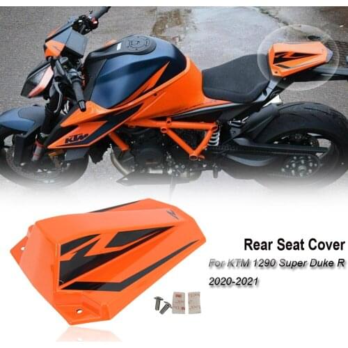 Motorcycle Rear Seat Cover Cowl Fairing Pillion For 1290 Super Duke R 2020 2021 Accessories Orange Black