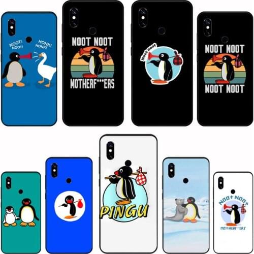 Noot noot pingu Phone Case For Xiaomi Redmi 4x 5 plus 6A 7 7A 8 mi8 8lite 9 note 4 5 7 8 pro