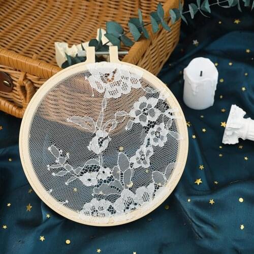 Photo Prop Exquisite Rust-resistant Lace And Mesh Lace Embroidery Photo Prop for Earring