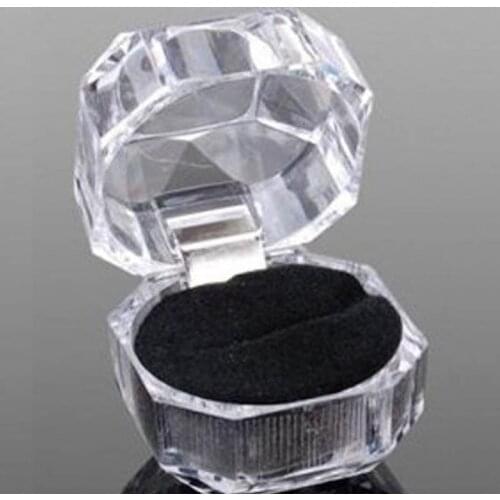 Acrylic plexiglass jewelry ring boxes are an excellent way to display rings jewelry box for ring jewellery organizer