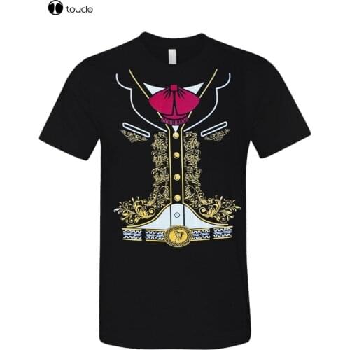 Mariachi Charro Cinco De Mayo Tux Costume Mexican Novelty Funny T-Shirt Blk New