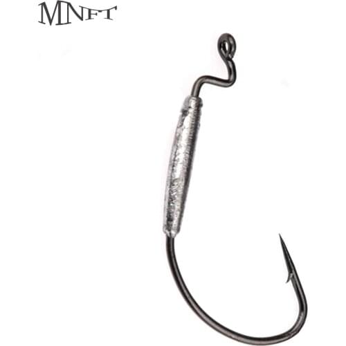 MNFT 30PCS Sharp Soft Worms Hooks Hammer Crank Hook Weight 1.8g / 2g / 3g / 6g Fishing Tackle Accessories