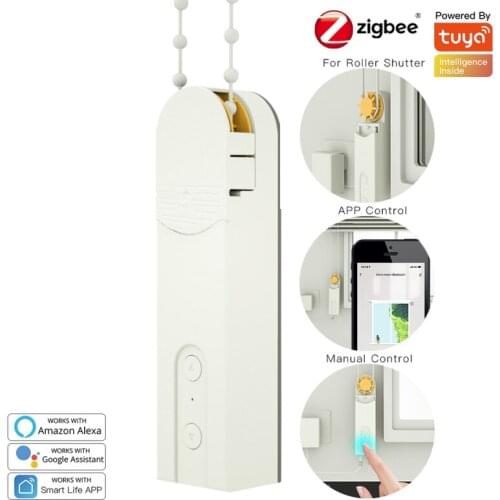 ZigBee Smart DIY Motorized Roller Blind Shade Drive Motor Voice Control Tuya/Smart Life APP work with Alexa Google Home