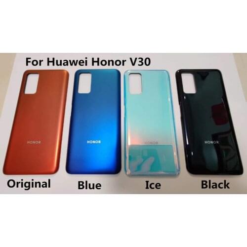 New Copy Back Cover Glass For Huawei honor v30 Battery Cover Housing Door Rear Case Housing for honorv30 Back Lid Chassis