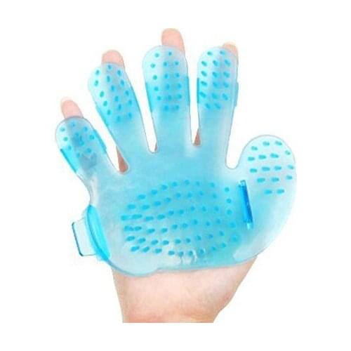 New Hot Sale Pet Dog Cat Grooming Shower Bath Massage Brush Comb Hand Shaped Glove Comb