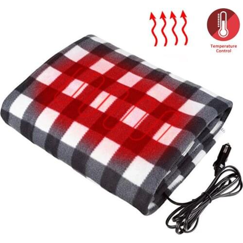 Car Heating Blanket In Car Travel Bed 150*100CM 12V Electric Heated Cushion Constant Temperature Heating Blanket Car Accessorie