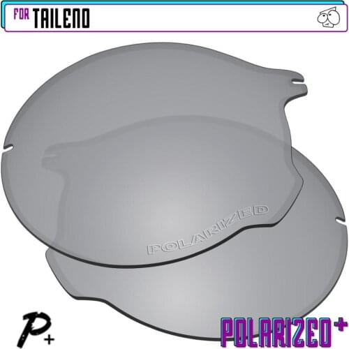EZReplace Polarized Replacement Lenses for - Oakley Tailend Sunglasses - Silver P Plus