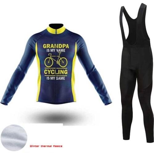 Completo Ciclismo Invernale Thermal Fleece Bicycle Clothing Sportwear Warm Bike Clothes Cycling Jersey Set Mens Riding Jacket