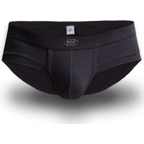 Sexy Mens Underwear Briefs Shorts Modal Panties Solid Breathable U Convex Pouch Underpants Male Clothes Ropa Interior Hombre