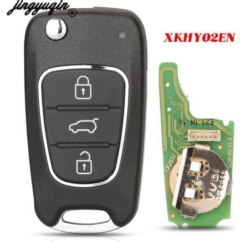 Jingyuqin XKTO04EN /XKTO02EN Universal VVDI Wire Remote Control Car Key No transpponder Chip 3/4 Buttons For Toyota VVDI2