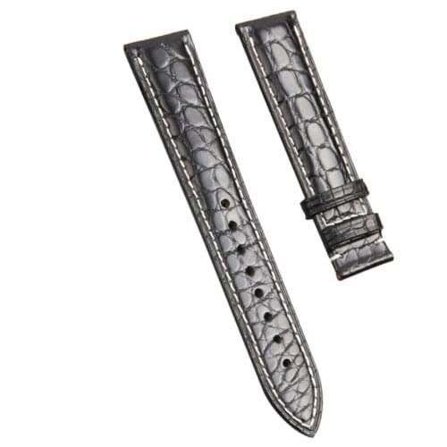 High-quality handmade double-sided crocodile leather strap leather watch with round FOR dw Tissot custom universal factory direc