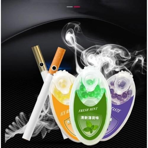 100pcs Mix Fruit Flavor Menthol Capsule Mint Beads Explosion Pops Cigarette Filter Brush Ball For Smoking Holder Accessories