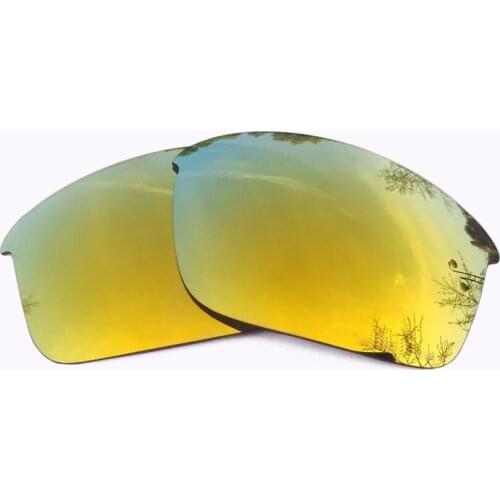 24K Gold Mirrored Polarized Replacement Lenses for Bottle Rocket Sunglasses Frame 100% UVA & UVB