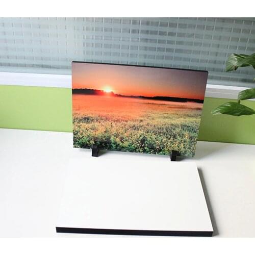 5pcs Blank Sublimation MDF Photo Plate 15x20cm Tag DIY Gift Printing Sublimation Ink Transfer Print