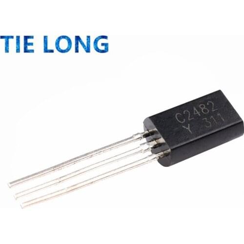 50PCS 2SC2482 TO-92L C2482 300V 0.1A transistor NPN new and original