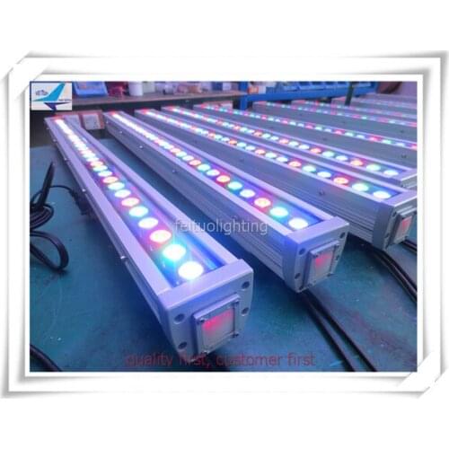 A- (10/lot) DMX 512 control Led Strip Building Light 30x3w Waterproof RGB Led Wall Washer Llight
