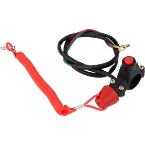 Emergency Outboard Engine/Motor ATV Kill Stop Switch with Safety Tether