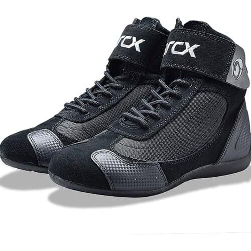 ARCX Motorcycle Cow Leather Boots Street Moto Shoes Motorbike Bike Motocross Chopper Boot Racing protective protection boots