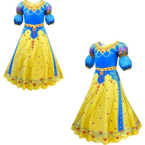 Kids Princess Dresses for Girls Anime Cosplay Baby Fashion Clothes Elegant Birthday Party Wedding Costumes Children Clothing