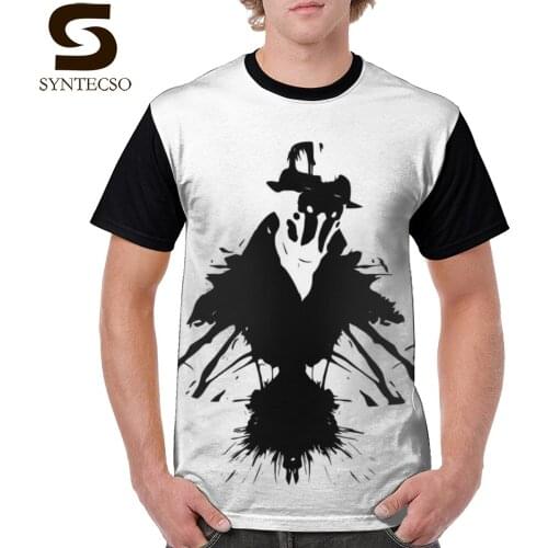 Rorschach T Shirt Rorschach T-Shirt 100 Polyester Streetwear Graphic Tee Shirt Cute Men Short-Sleeve Printed Big Tshirt
