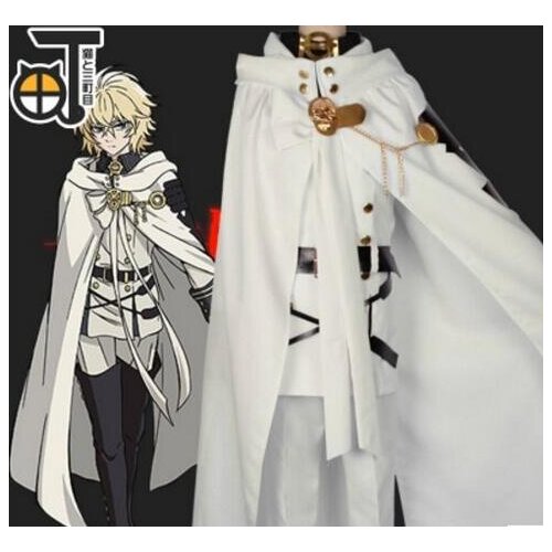 Japanese anime Seraph of the end Mikaela Hyakuya cosplay costume owari no seraph full suits new arrive