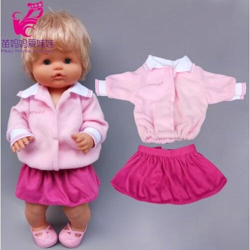 16 Inch Baby Doll Dress Suitable for 40 Cm Baby Doll Clothes Skirt and Headwear 3 In 1 Set Ropa Y Su Hermanita