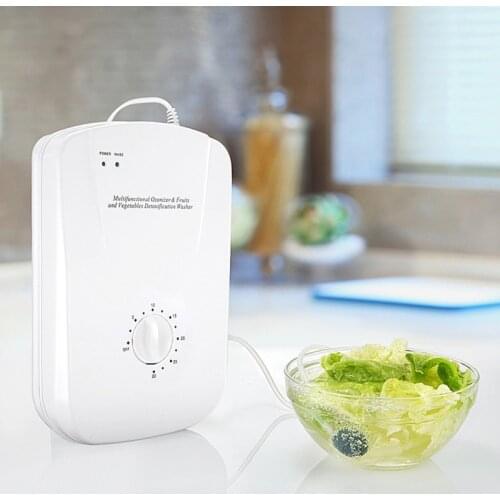 Portable Ozone Generator 400mg/h Air Purifier Ozonator Home Water Fruit Vegetables Food Sterilizer Freshening System
