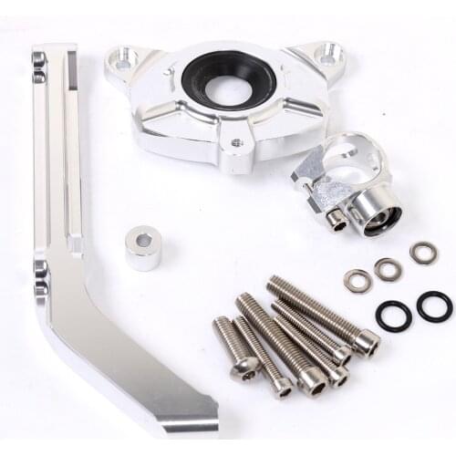 Motorbike Adjustable Steering Damper Stabilizer Bracket Mounting Holder Kit For Kawasaki Z1000 2014 2015 2016 CNC Al Accessories