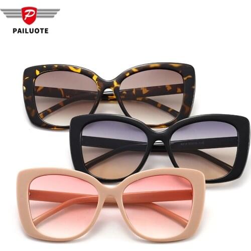 Ins Hot Sale Unti-Uv Cat Eye Sunglasses Women Fashion Summer Black Pink Frame Driving Outdoor High Quality Glasses for Men Vasos