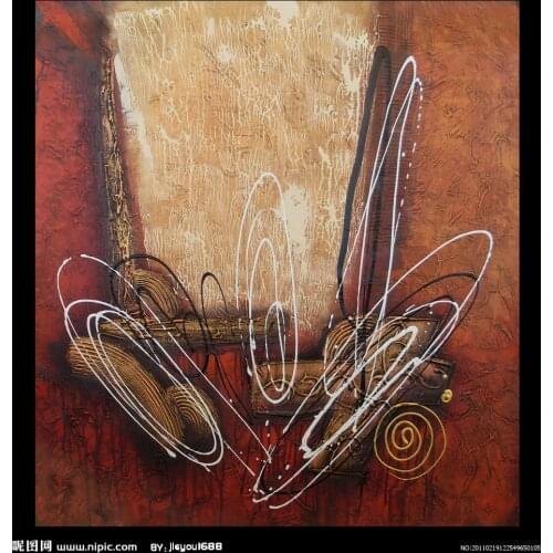 Modern silmple abstract painting hand painted oil picturet abstract on canvas for dinning hall walls decoration painting