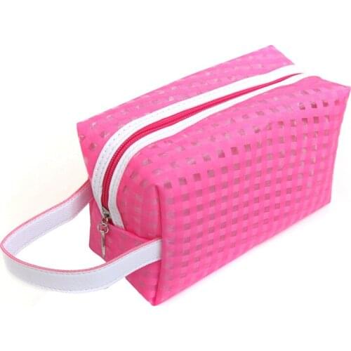 Portable Travel Zipper Storage Waterproof Purse Fashion Cosmetic Bag Makeup Pouch Toiletry Wash Organizer Case Gift Women Bag