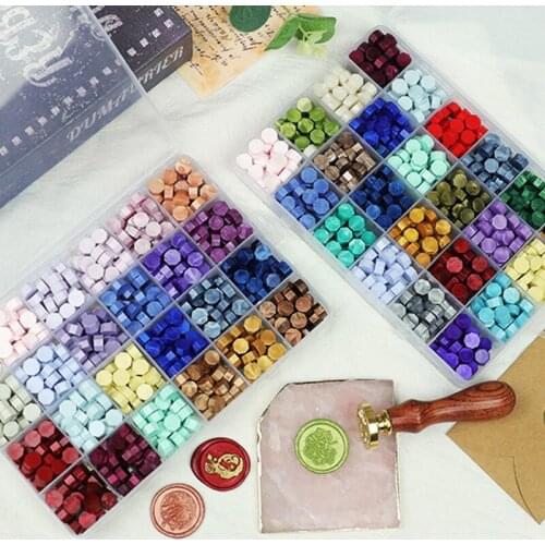 Vintage Octagonal Sealing Wax DIY Handcraft Sealing Stamp For Scrapbooking Wedding Card Envelope Decorating Wax Making Supplies