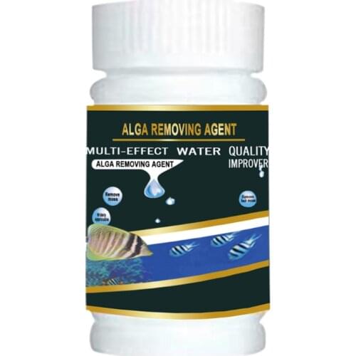High Efficiency Algaecide 50g/100g Algae Moss Reduce Water Purification Safe Efficient Algae Remover for Aquarium Pond