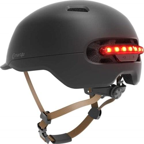 Electric Scooter Safety Helmet with Smart LED Warning Flash for Xiaomi M365 Pro Scooter Skateboard Ninebot E1/E2/E3/E4