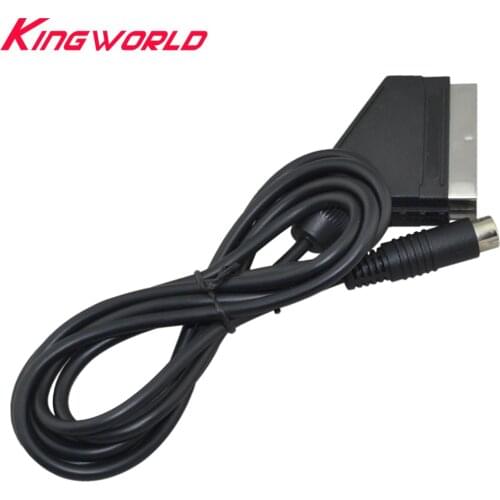 100pcs Scart Video Cable TV lead for Sega Saturn NTSC and PAL version