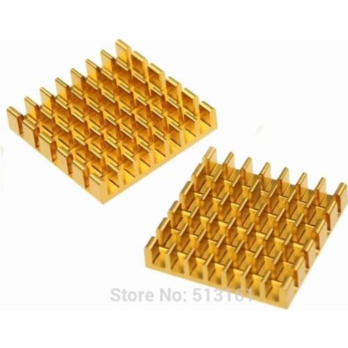 1000 Pieces/Lot 25*25*5mm Cooler Cooling Aluminum Heatsink Radiator